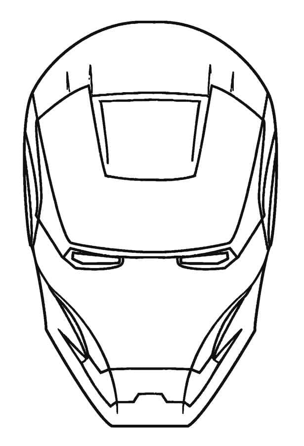 Desenho de os Vingadores Homem de Ferro para Colorir