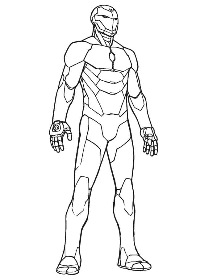 Desenho Homem de Ferro Desenho Imprimivel