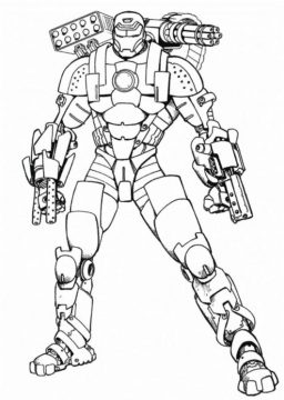 Desenho Homem de Ferro para Imprimir grátis