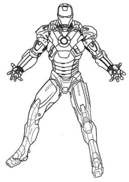 Desenho Iron Man para Colorir