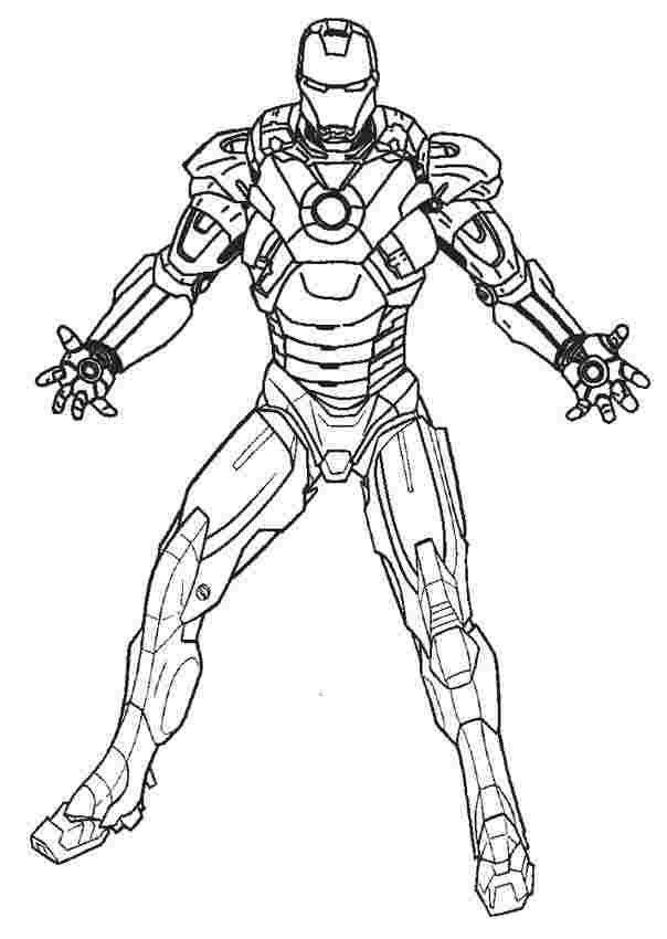 Desenhos de Homem de Ferro para Colorir