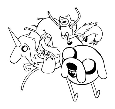 Desenho de Senhora íris para Colorir