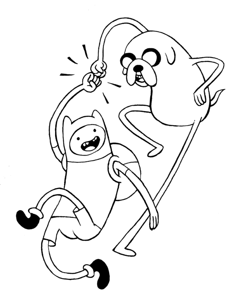 Desenho Hora de Aventurá
