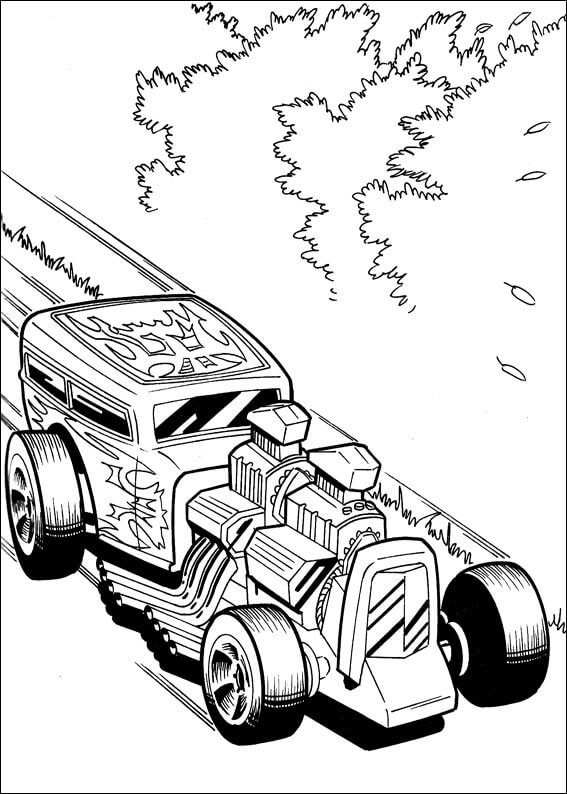 Desenho Hot Wheels Atividades para Imprimir