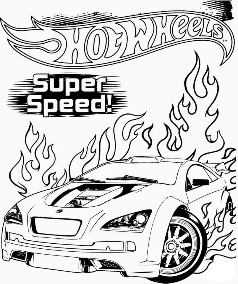 Desenho Hot Wheels Baixar Imprimivel