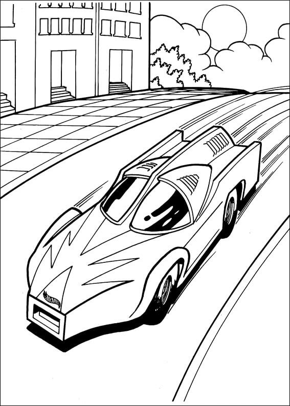 Desenho Hot Wheels Corrida Extremá