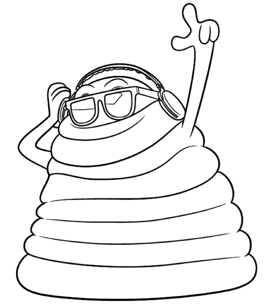 Desenho Blobby de Hotel Transilvania para Colorir