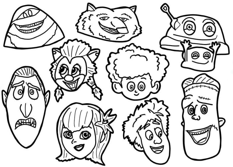 Desenho de Hotel Transilvania Baixar Imprimivel