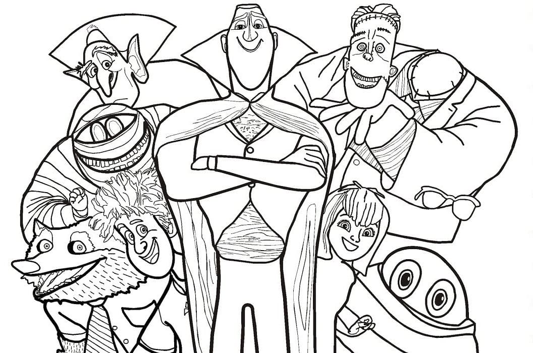 Desenho de Hotel Transilvania Download Pintar