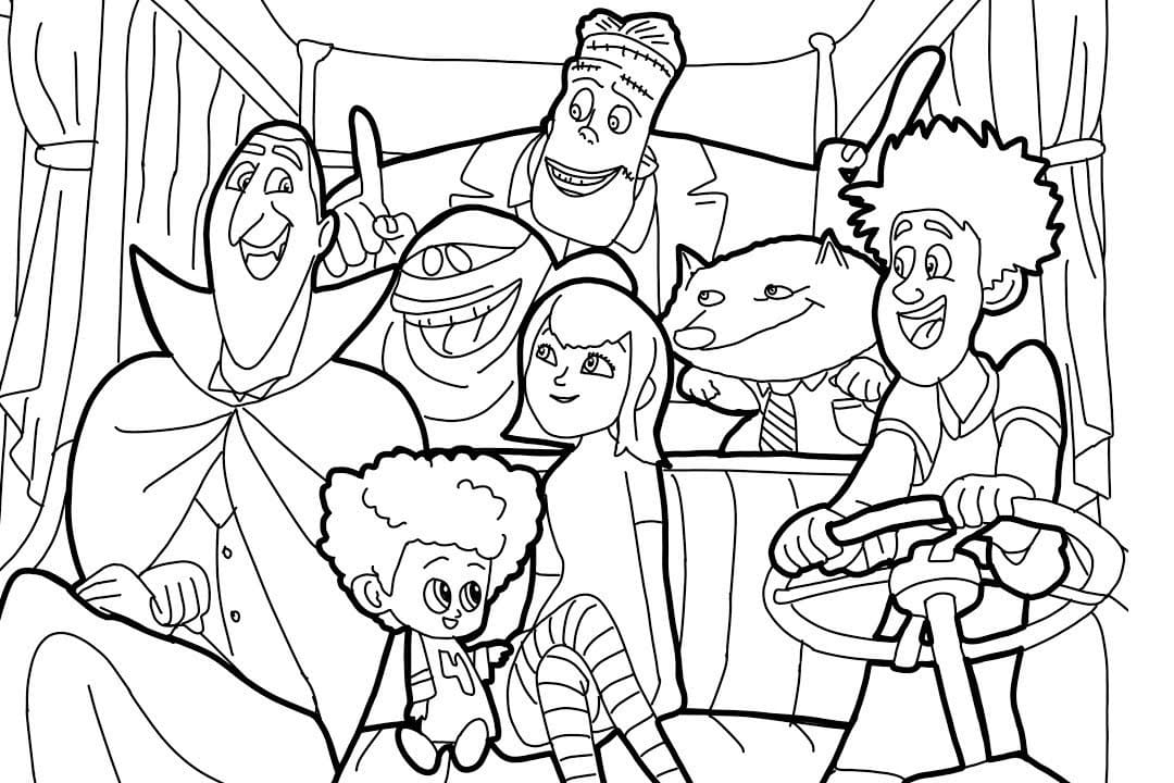 Desenho de Hotel Transilvania Pdf Grátis
