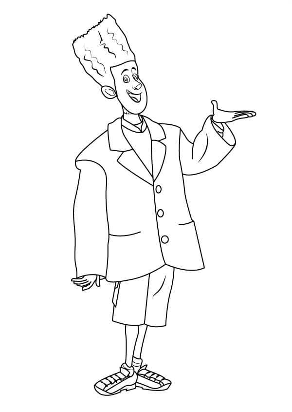 Desenho Jonathan de Hotel Transilvania para Colorir