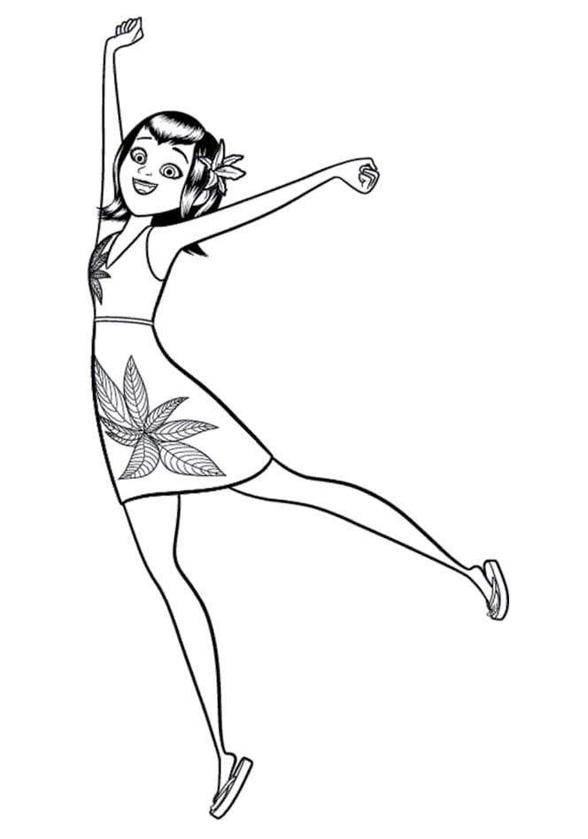 Desenho Mavis de Hotel Transilvania para Colorir