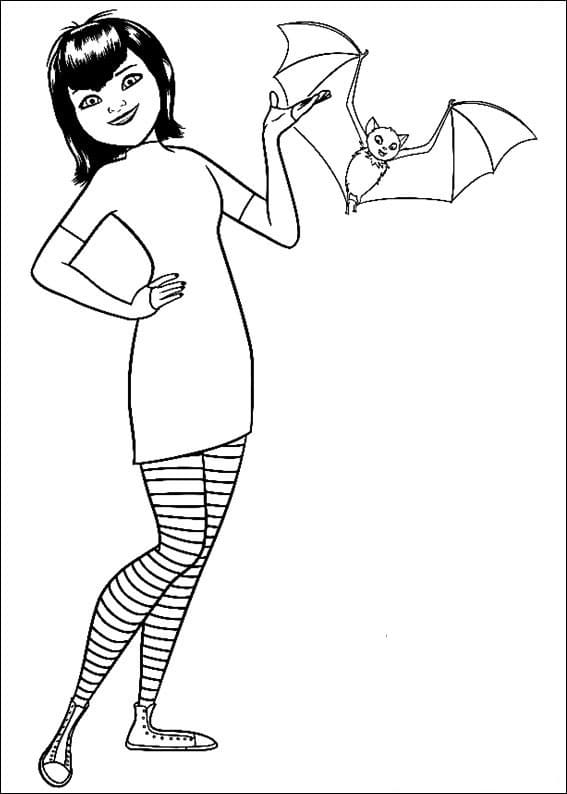 Desenho Mavis Hotel Transilvania para Colorir