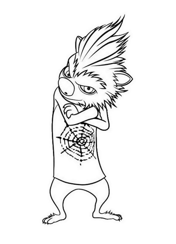 Desenho Wally de Hotel Transilvania para Colorir