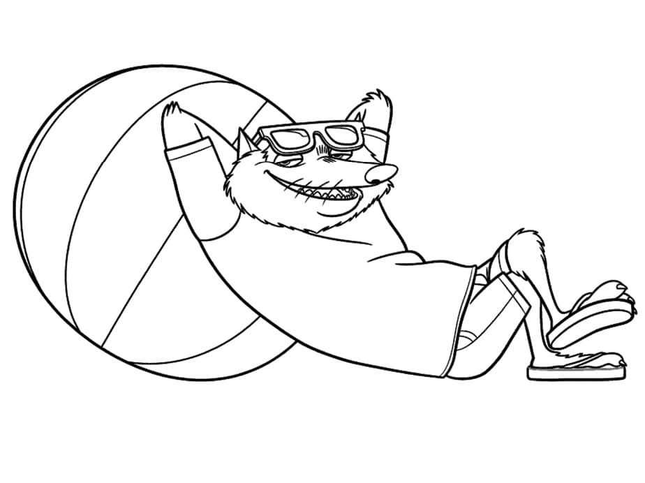 Desenho Wayne de Hotel Transilvania para Colorir