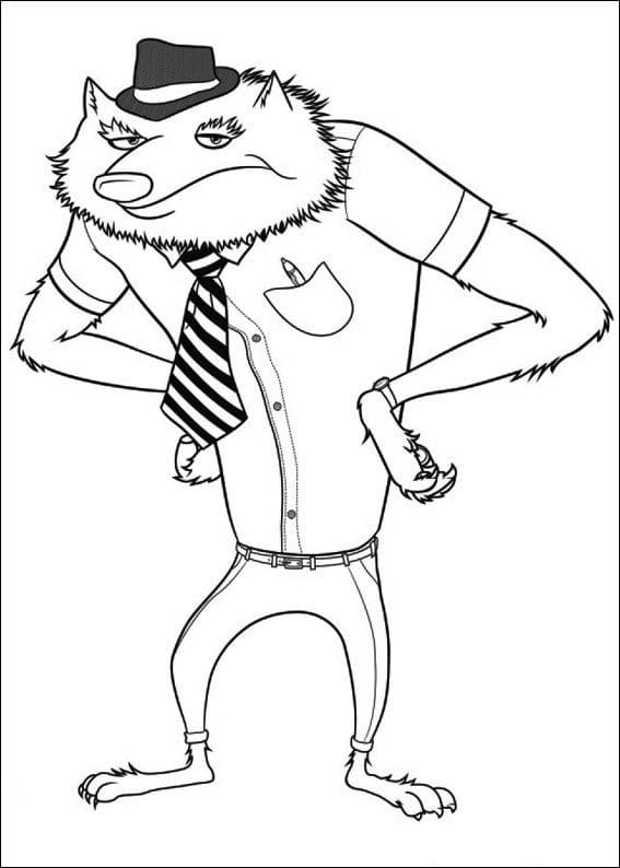 Desenho Wayne Hotel Transilvania para Colorir