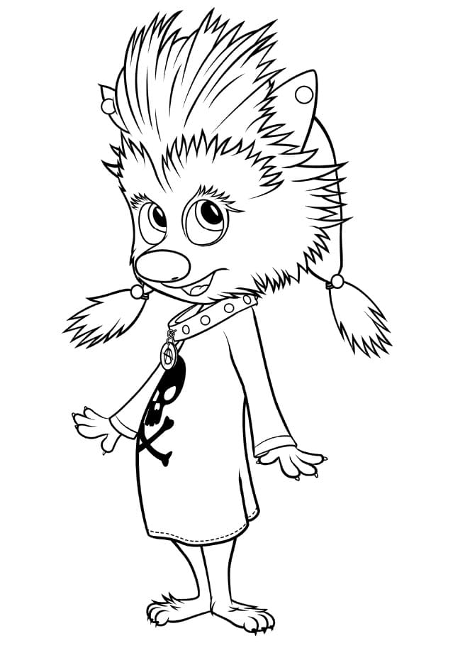 Desenho Winnie de Hotel Transilvania para Colorir