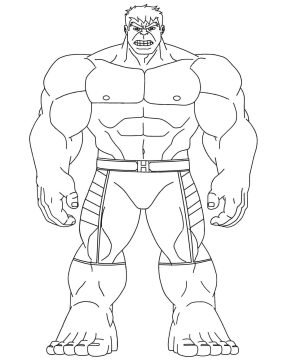 Desenho Hulk