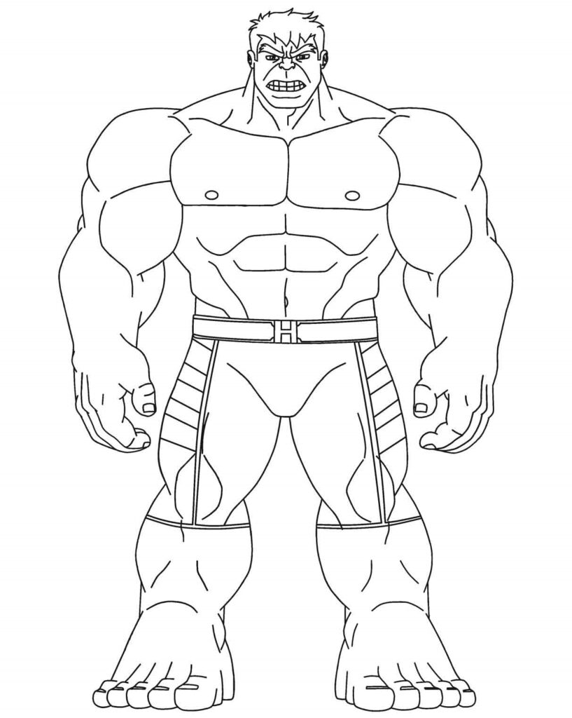 Desenho Hulk