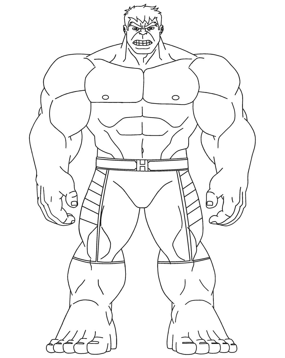 Desenho Hulk