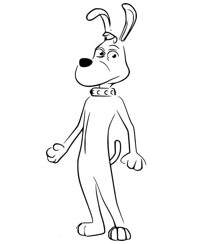Desenho de Crânio de Inspetor Bugiganga para Colorir