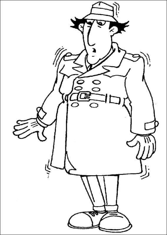 Desenho de Inspetor Bugiganga para Colorir