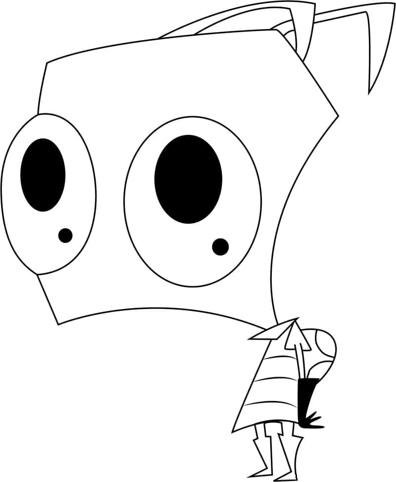Desenho de Invasor Zim Baixar Imprimivel