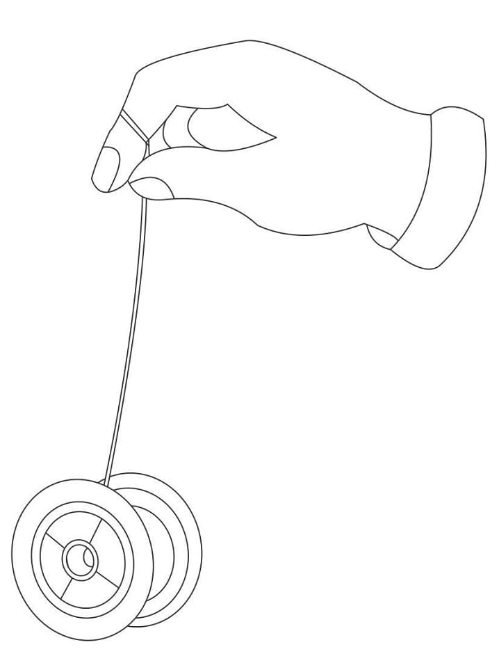Desenho de Ioio Atividades para Imprimir