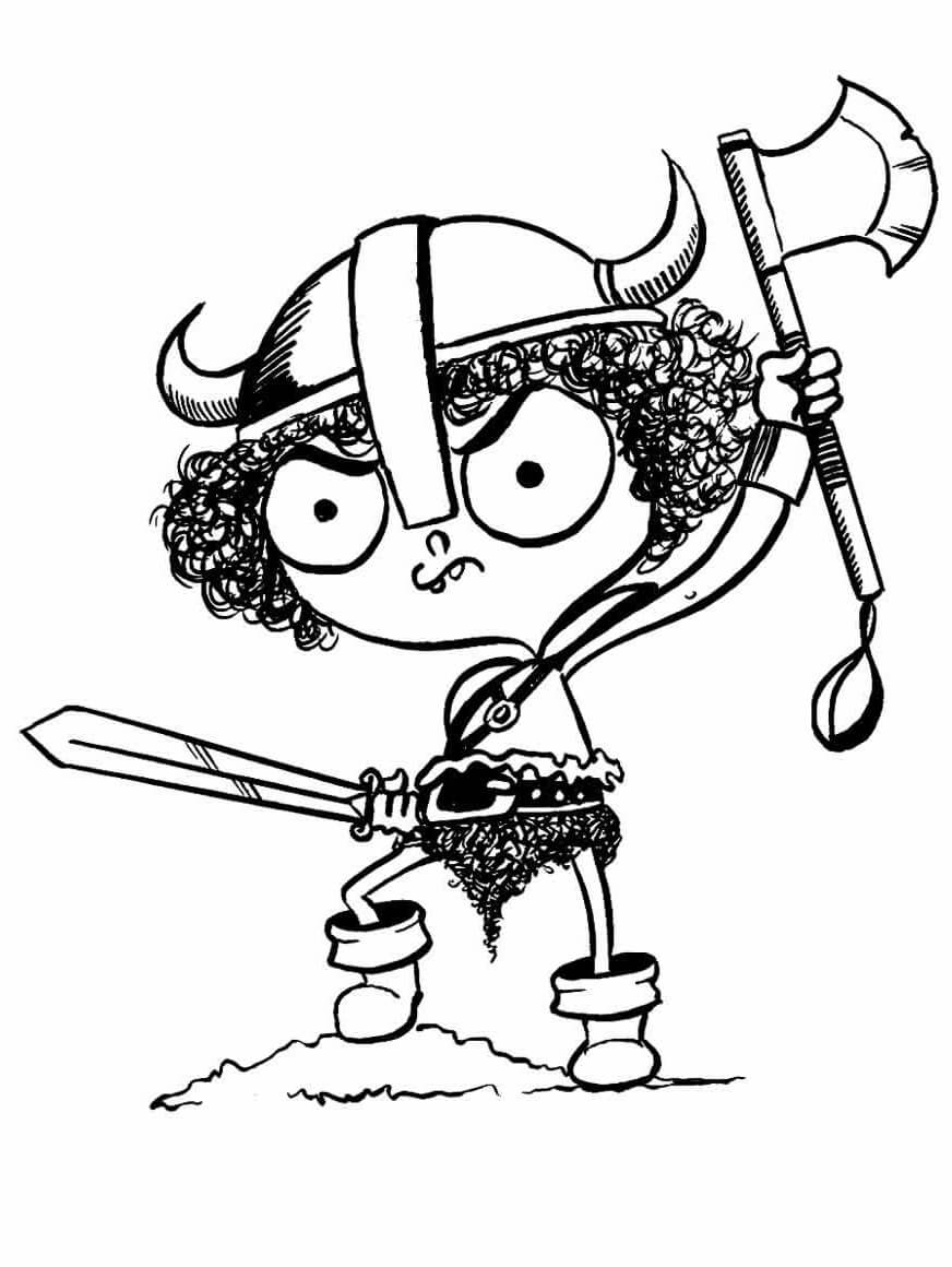 Desenho de Grátis Irmão do Jorel para Colorir