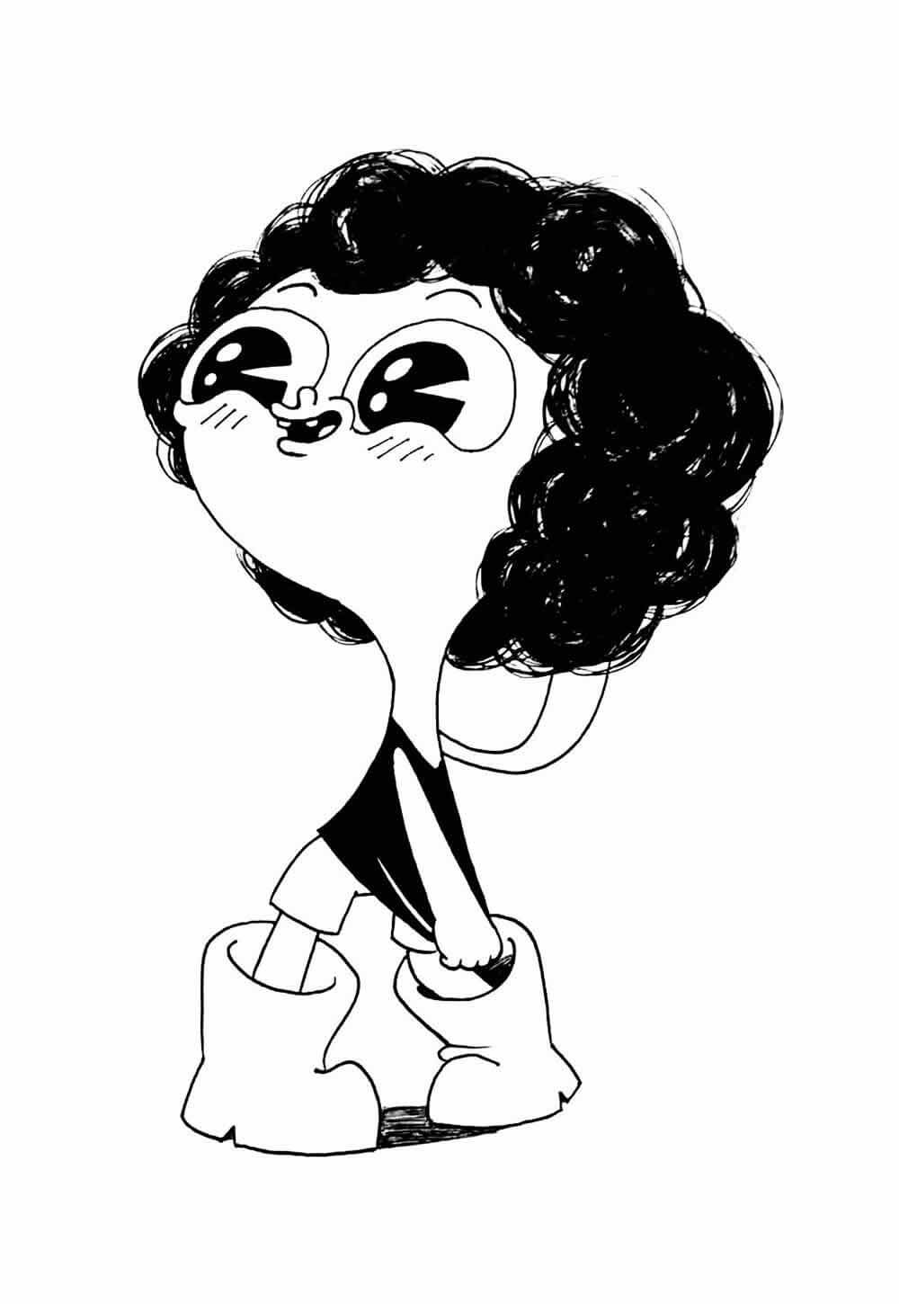 Desenho de Imprimivel Grátis Irmão do Jorel para Colorir