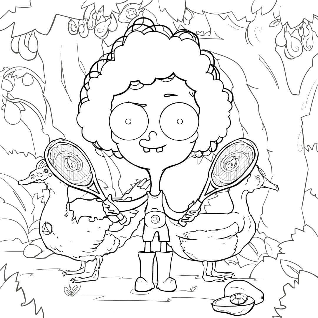 Desenho de Imprimivel Irmão do Jorel para Colorir
