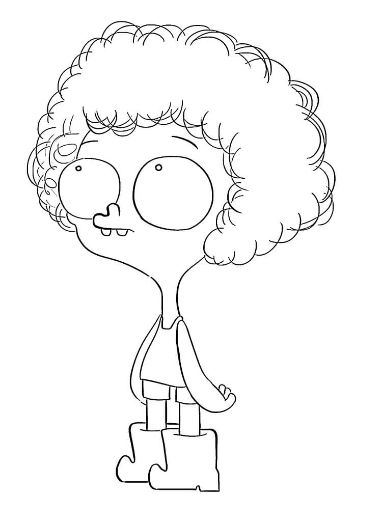 Desenho de Irmão do Jorel Grátis para Crianças para Colorir