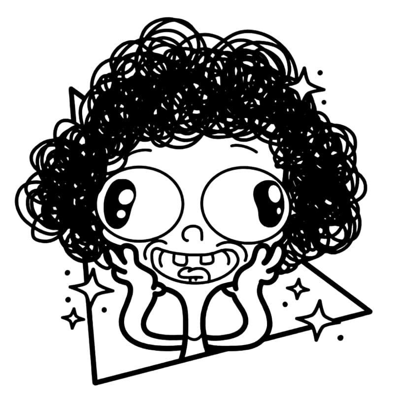 Desenho Incrível de Irmão do Jorel para Colorir