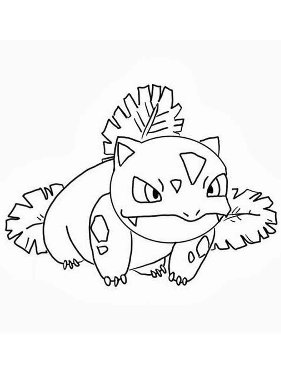 Desenho de Imagem de Ivysaur para Colorir