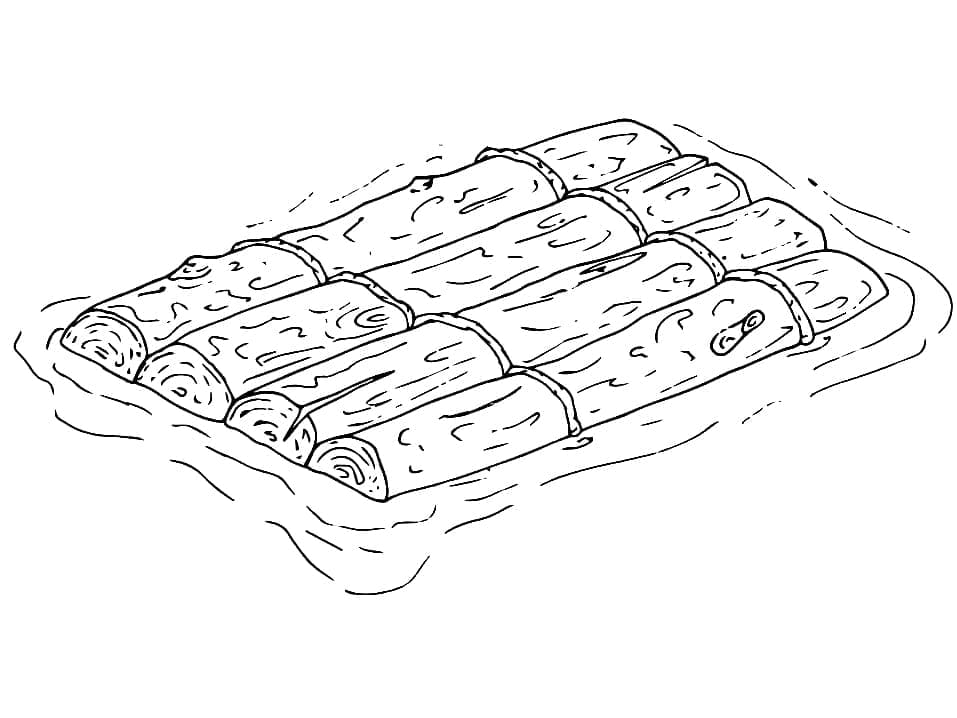 Desenho de Jangada Imagens Grátis