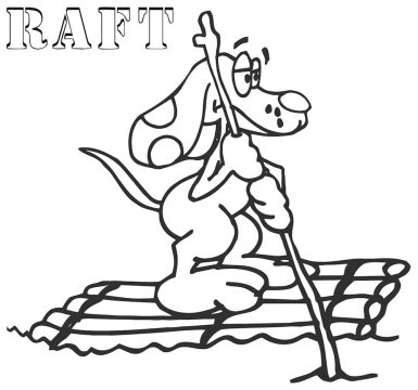 Desenho de Jangada Pdf grátis