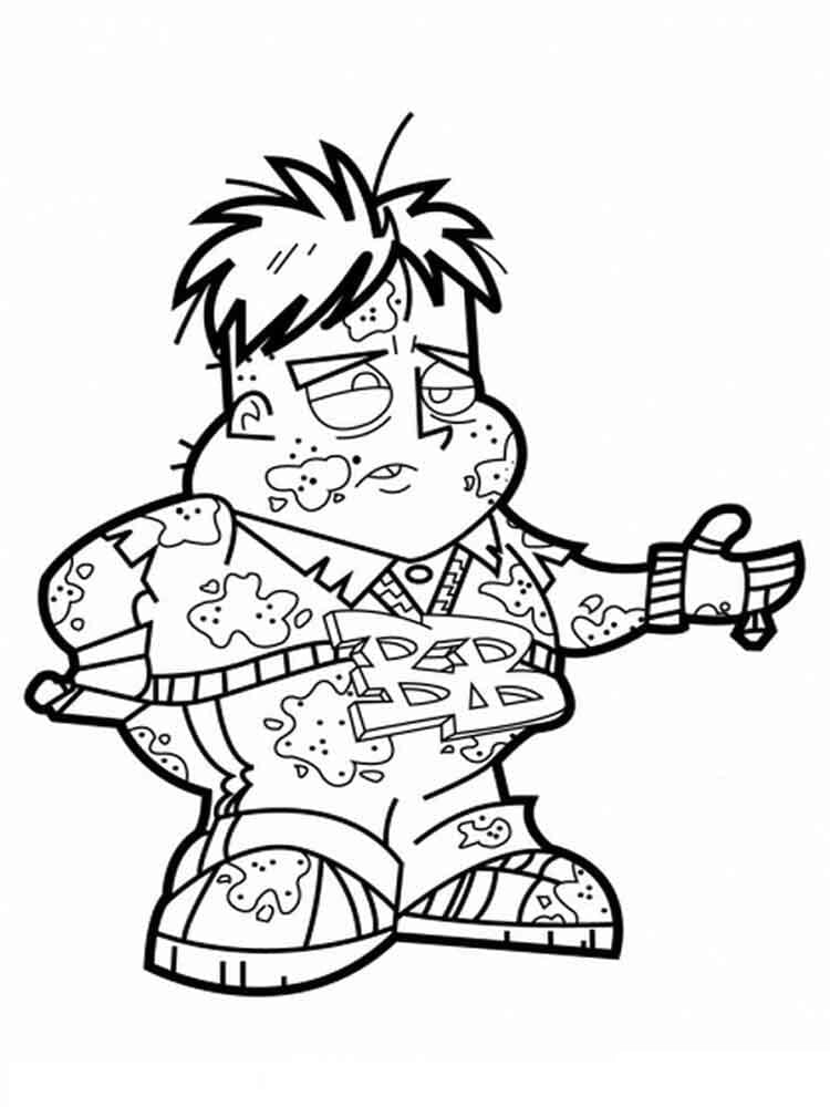 Dedesenho de Bling Bling Boy para Colorir