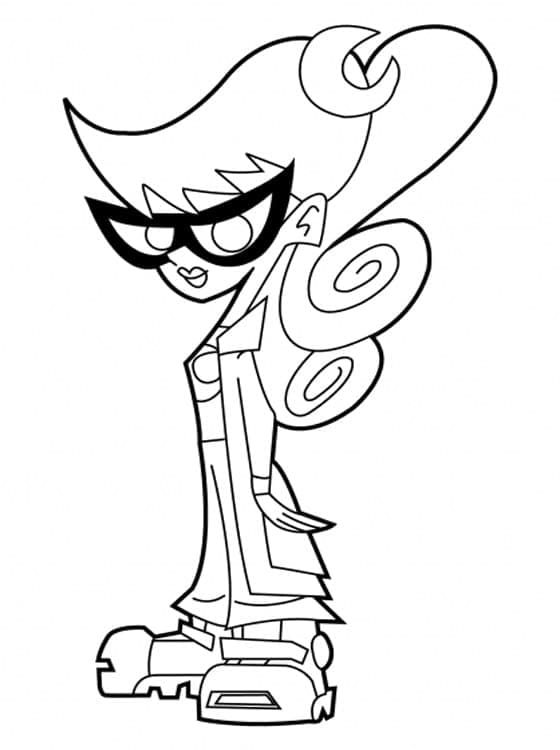 Dedesenho de Mary Test para Imprimir e Colorir