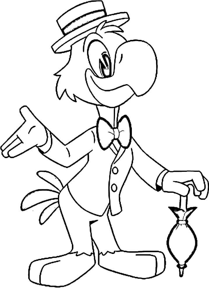 Desenho de José Carioca para Colorir Online