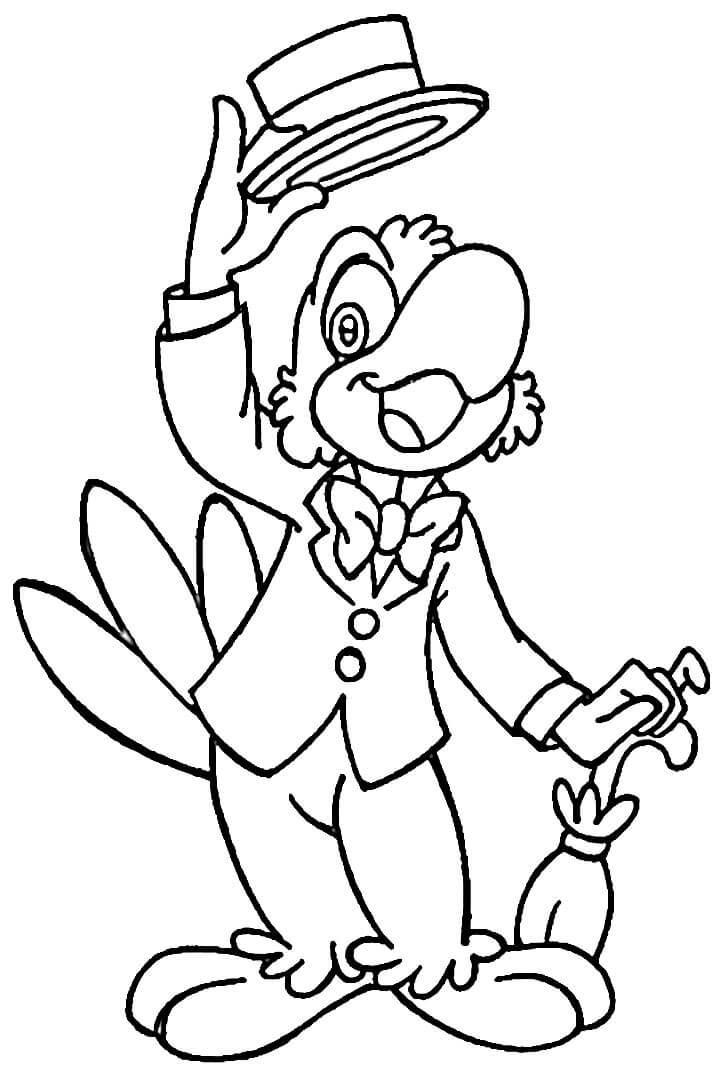 Desenho de José Carioca para Imprimir