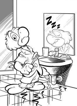 Desenho de Zé Carioca Baixar Imprimível