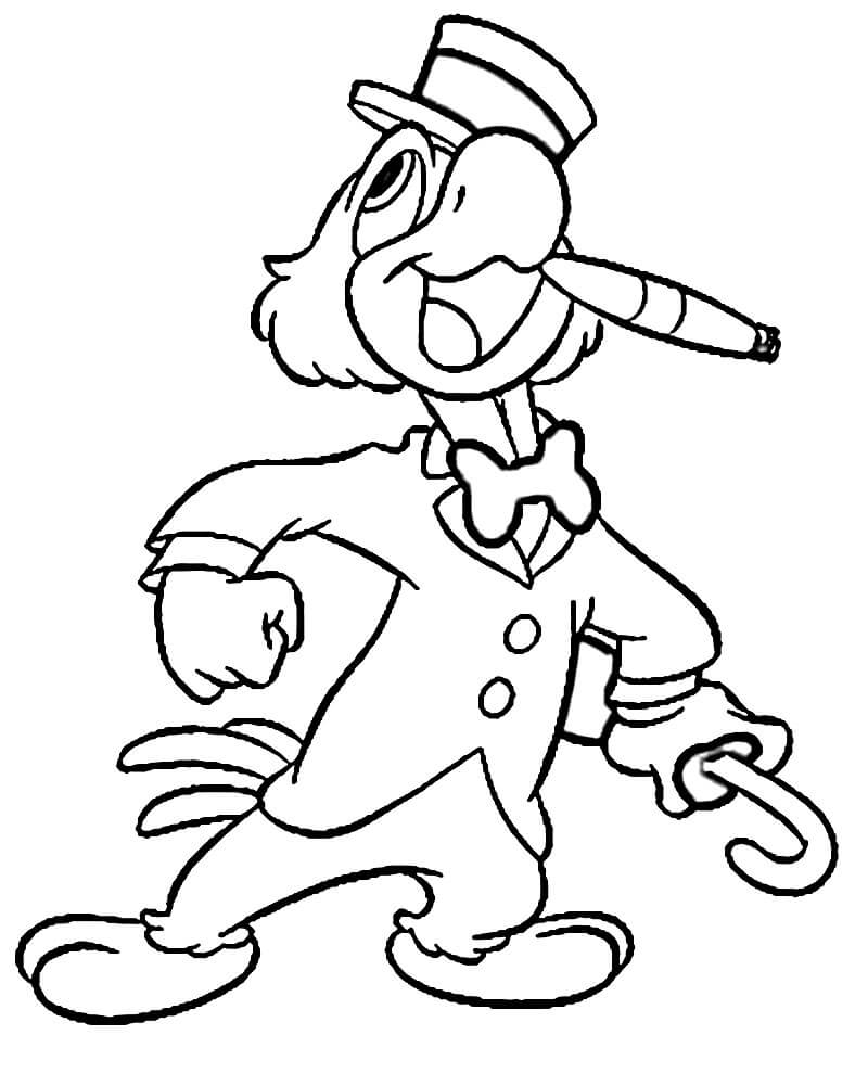 Desenho de Zé Carioca Download Pintar