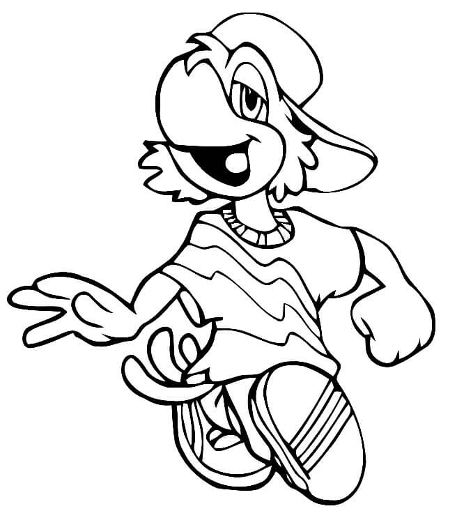 Desenho de Zé Carioca para Imprimir