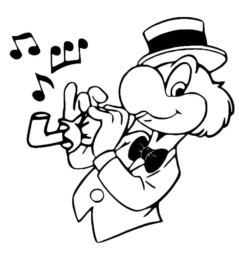 Desenho de Zé Carioca Pdf Grátis