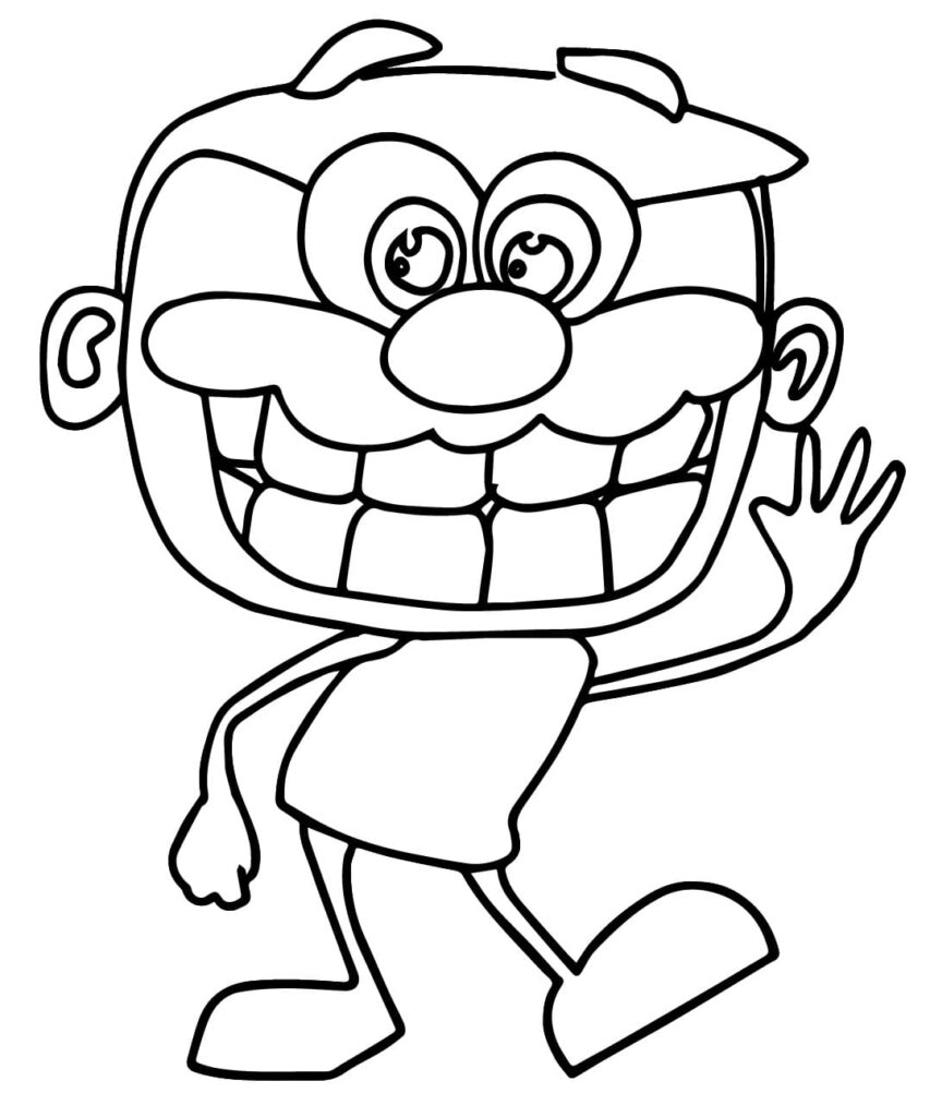 Desenho de José Comilão para Crianças para Colorir