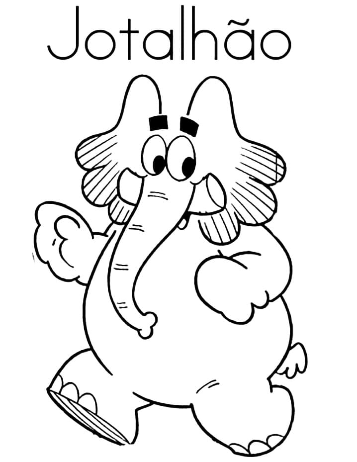 Desenho de Jotalhao para Colorir