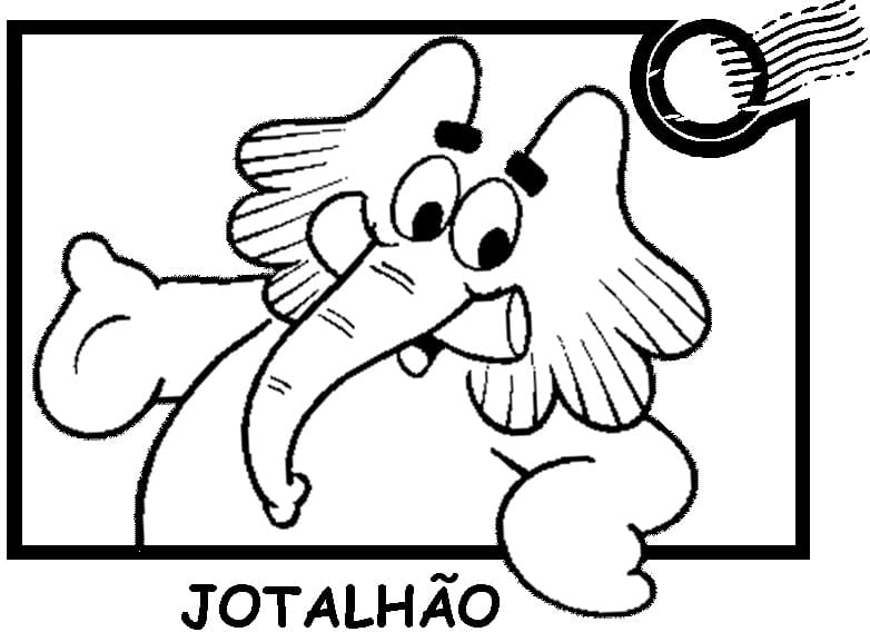 Desenho de Jotalhao para Imprimir e Colorir