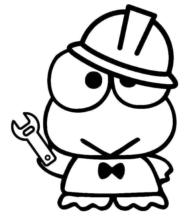 Desenho de Imprimivel Keroppi para Colorir