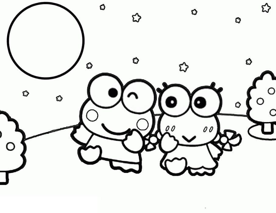 Desenho de Keroppi Baixar Imprimivel