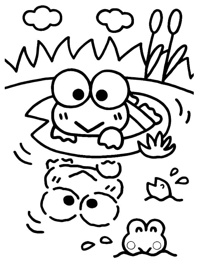 Desenho de Keroppi Desenhos Crianças